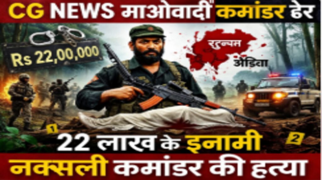 CG NEWS : 22 लाख का इनाम, पर मौत मिली अपनों से: माओवादी कमांडर अन्वेष की हत्या से हड़कंप