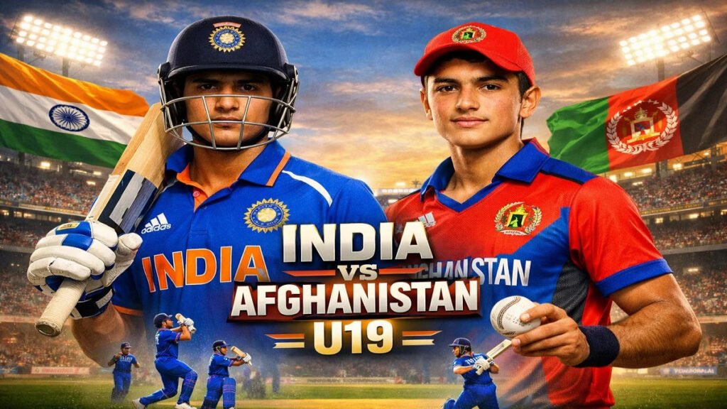 IND vs AFG U19 : सेमीफाइनल भारत–अफगानिस्तान का मुकाबला शाम नहीं, 1 बजे दिन में होगा IND vs AFG U19