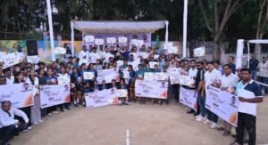 वॉलीबॉल खिलाड़ियों को प्रोत्साहन