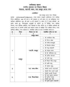 नगरीय प्रशासन विभाग