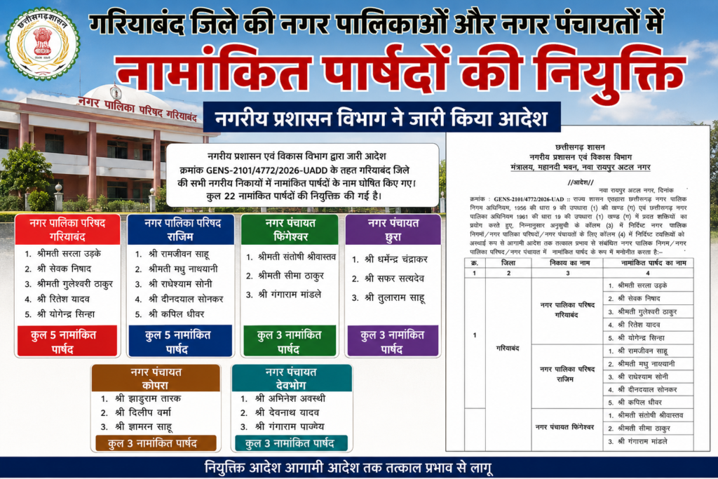 नामांकित पार्षद