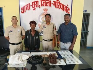 केबल वायर चोर गिरफ्तार