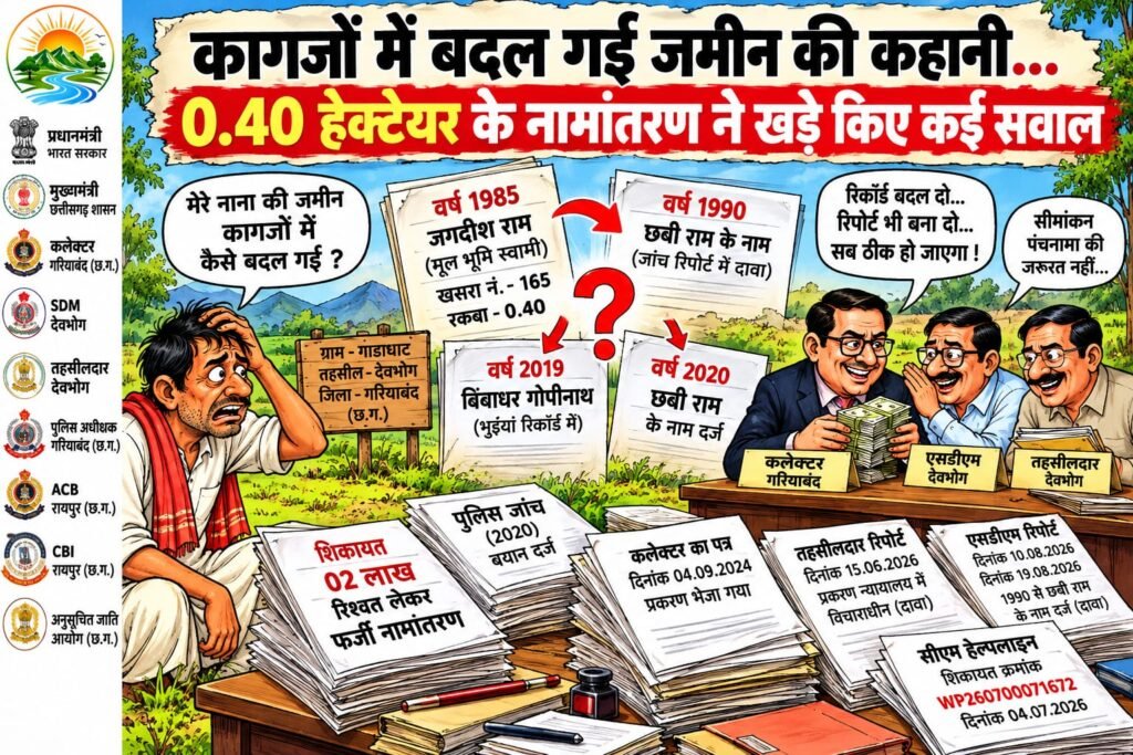 छत्तीसगढ़ जमीन विवाद