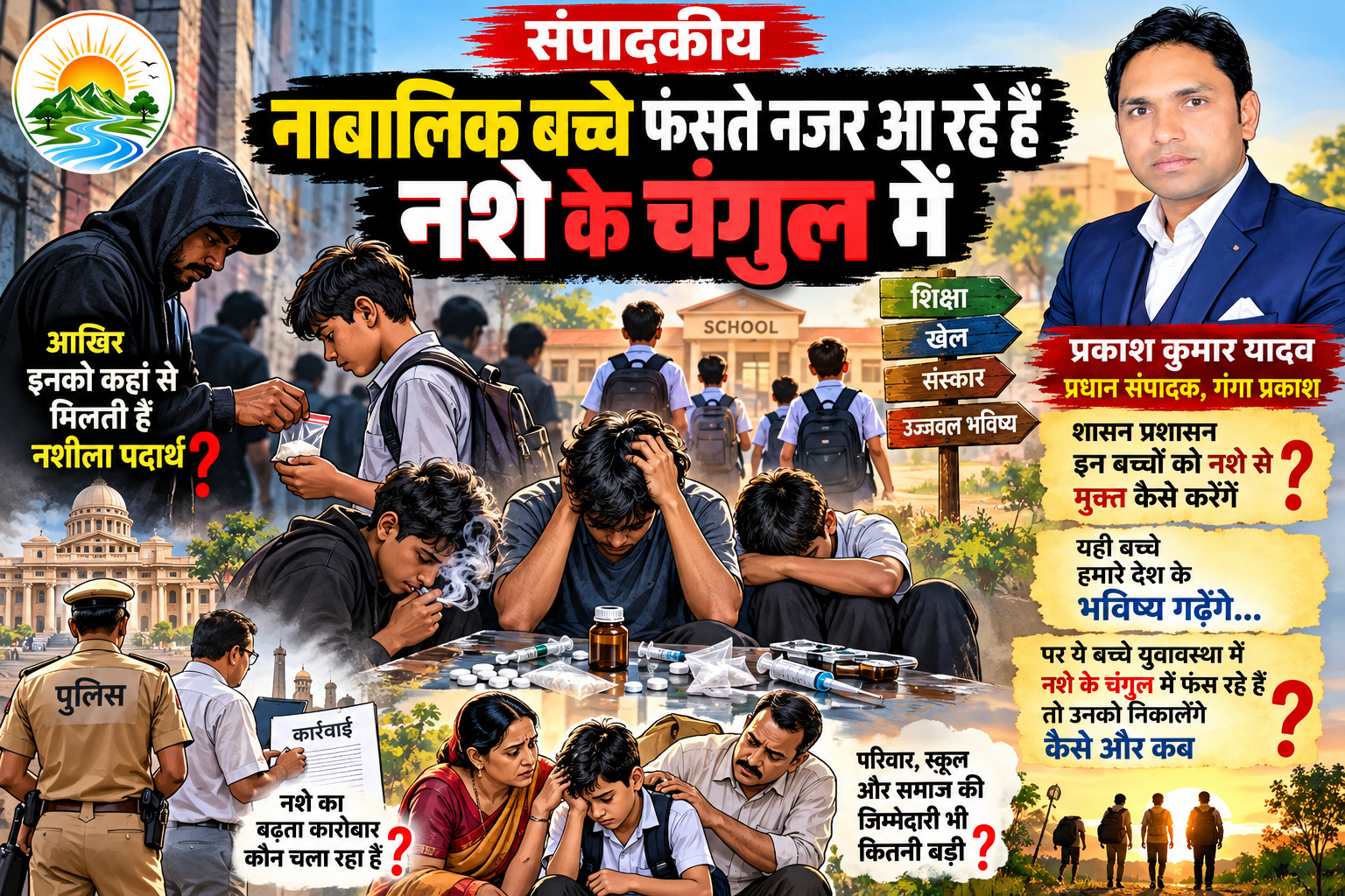 नशे के खिलाफ अभियान