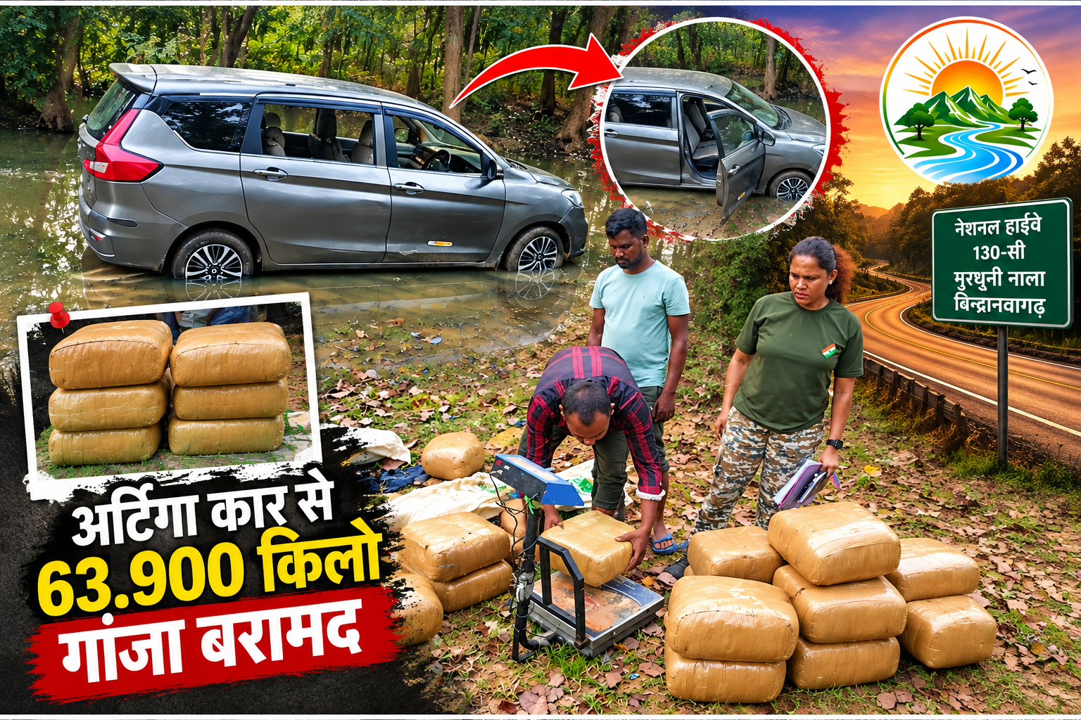 गांजा तस्करी छत्तीसगढ़,
