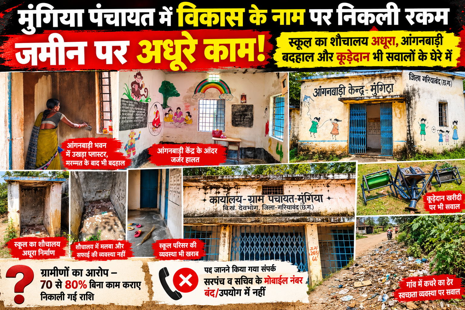 ग्राम पंचायत में भ्रष्टाचार