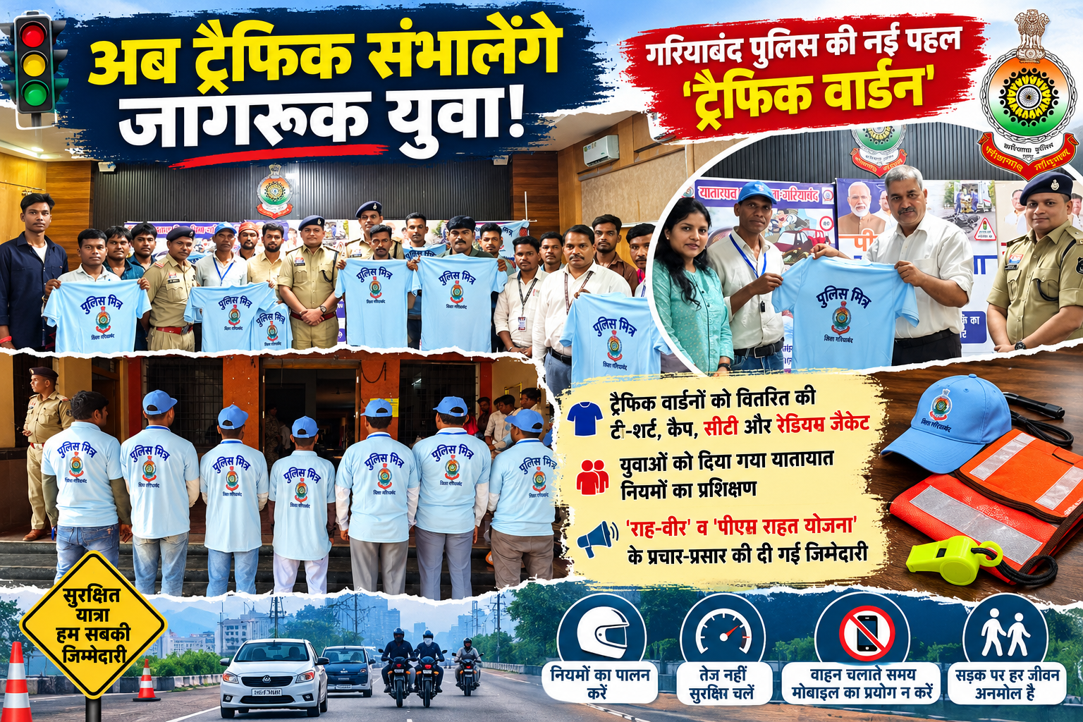 ट्रैफिक वार्डन गरियाबंद